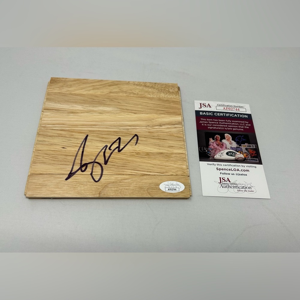Austin Rivers signed 6x6 Floor Duke Blue Devils JSA COA